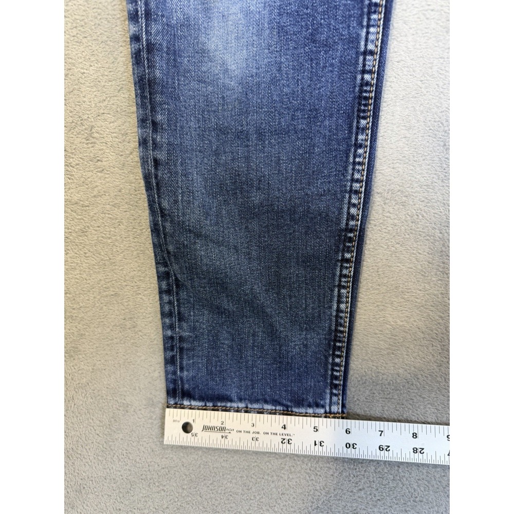 Silver Jeans Womens 26 Blue Denim Medium Wash Mid‎ Rise Boyfriend Stretch - Picture 6 of 10